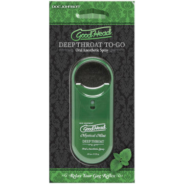 GoodHead Deep Throat To-Go spray Reduce Gag Reflex and Discomfort