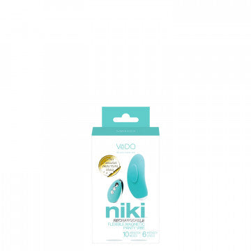 Niki Rechargeable Flexible Magnetic Panty Vibe - Turquoise