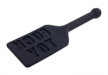 Fuck Toy Silicone Paddle - Black