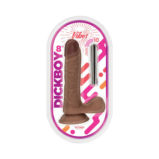 Dickboy Vibes Chocolate Lovers 8" Multi-Speed Rechargeable Bullet