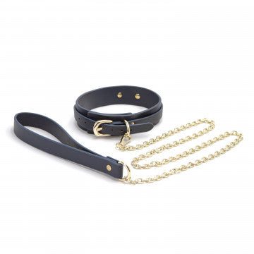 Collar and Leash - Blue