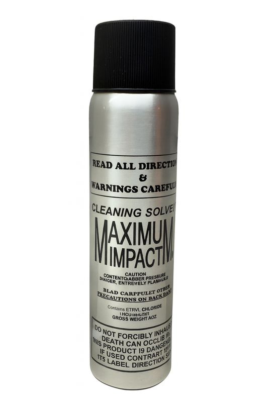 Maximum Impact Cleaning solvent 