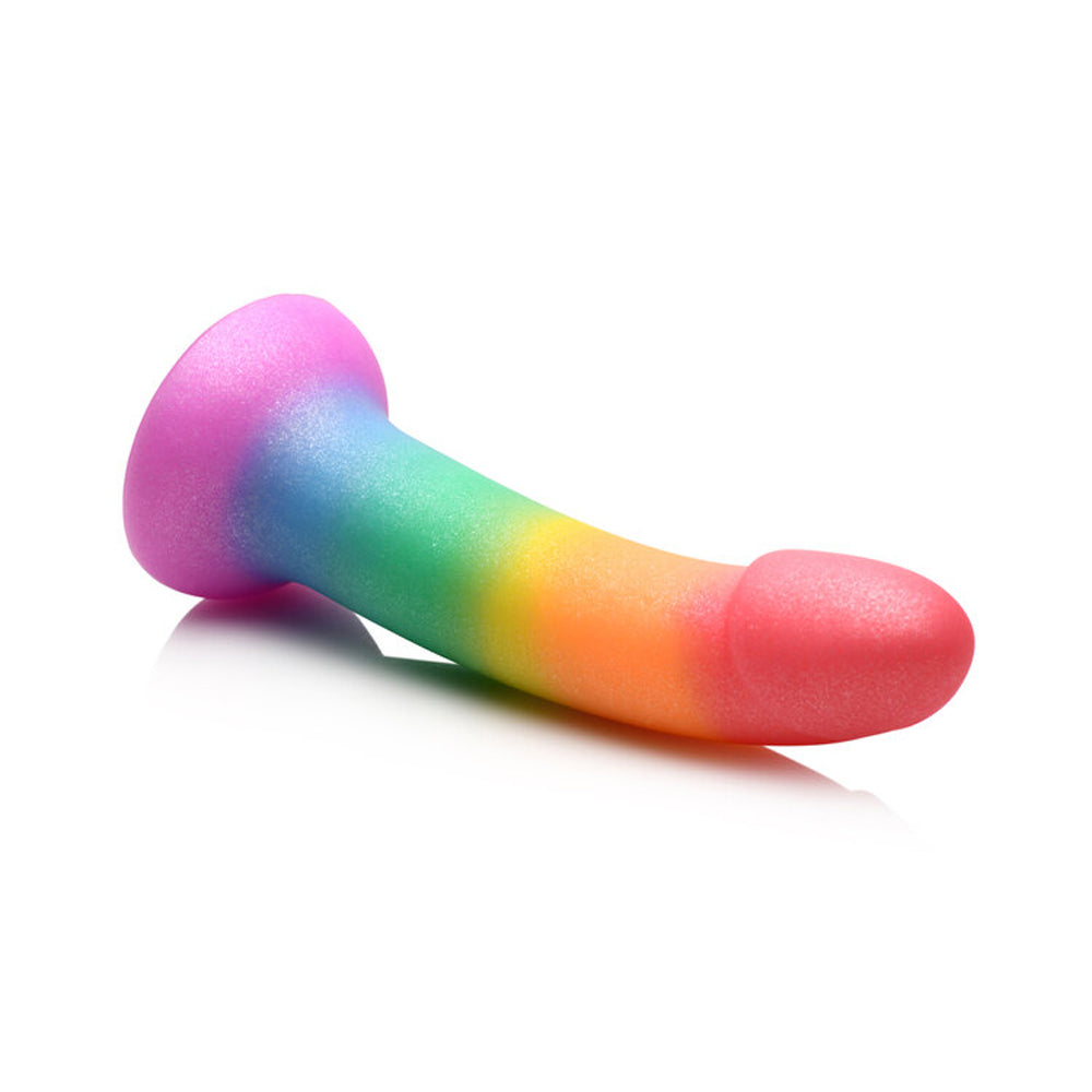dildo 6.5" Phallic Rainbow Dildo
