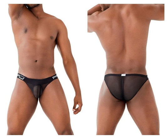 Mesh Bikini Color Black - PPU